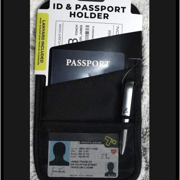 Travelon Other New Travelon Neck Wallet Id Passport Boarding Pass